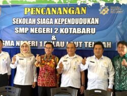 Pemkab Kotabaru Canangkan SMAN 1 Pulau Laut Tengah dan SMPN 2 Pulau Laut Utara Sebagai Sekolah Siaga Kependudukan