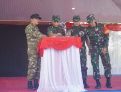 Usai Penutupan TMMD ke-126 Bupati Andi Rudi Latif dampingi Pangdam XXII/ Tambun Bungai Resmikan Padepokan Pencak Silat Militer