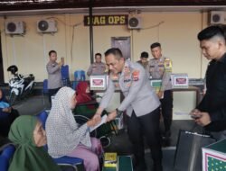 Pererat Hubungan dengan Warga, Polres Banjar Gelar Penyaluran Bantuan Sosial