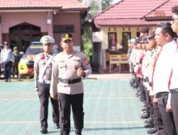 Kapolres Balangan Pimpin Apel Gelar Pasukan Operasi Zebra Intan 2025