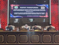 DPRD Kotabaru Gelar Rapat Paripurna, Bahas Raperda APBD T.A 2026