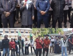 Aksi Damai Part II Berlanjut di Depan Gedung DPRD Kotabaru Kembali Tuntut Keadilan Atas Penguasaan Lahan dan Penutupan Sungai Oleh Perusahaan PT. SSC