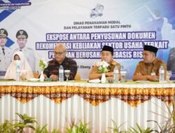 Pemkab Tanah Bumbu Gelar Ekspose Penyusunan Kebijakan Perizinan Berbasis Risiko