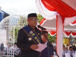 Bupati Kotabaru H. Muhammad Rusli, S. Sos Pimpin Upacara HUT PGRI ke-80 dan HGN 2025 Tingkat Kalsel