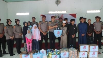 Sat Reskrim Polres Balangan Gelar Bakti Sosial Peringati Hari Jadi Reserse Polri ke-78