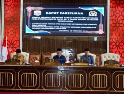 Pemkab Kotabaru Hadiri Rapat Paripurna DPRD Bahas Empat Raperda