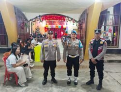 Polri Hadir di Tengah Jemaat, Ibadah Natal di Tabalong Berjalan Kondusif