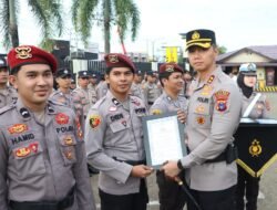 Dari Misi Perdamaian Dunia hingga Bongkar Kejahatan, Kapolres Tabalong Ganjar Personel Berprestasi