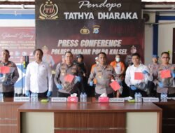 Sepanjang 2025, Polres Banjar Bongkar Ratusan Kasus Kejahatan, Dari Narkoba hingga Pembunuhan