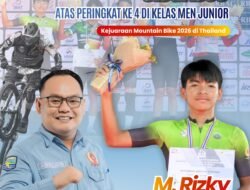 Wakil Ketua DPRD Kotabaru Apresiasi M Rizki Hadi Saputra Atas Peringkat ke-4 Klasmen Junior Mountain Bike Thailand 2026