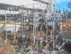 Pabrik PT Sebuku Feroaloy Perkasa Mengalami Kebakaran, Polisi Lakukan Olah TKP dan Penyelidikan