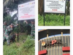 Kebun HGU PT Buana Karya Bhakti di Satui Dipasangi Plang Satgas, Kini Terseret OTT KPK