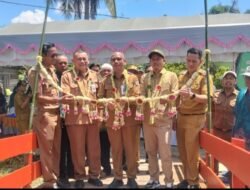 Dibangun dari Dana Desa, Jembatan 41 Meter di Tatah Mesjid Diresmikan Sekda Batola