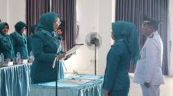 Ketua TP PKK Tanbu Kukuhkan Ketua TP PKK Kecamatan Kusan Hulu, Tekankan Inovasi dan Gotong Royong