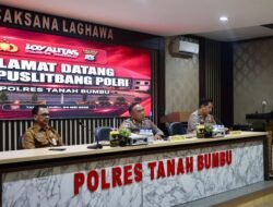 Puslitbang Mabes Polri Teliti Pola Pengamanan Unjuk Rasa di Polres Tanah Bumbu
