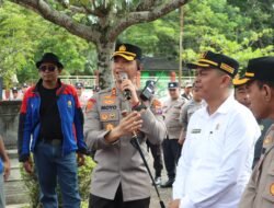 Kapolres Tabalong Kawal Aksi Damai Karyawan PT BBP di Gedung DPRD Tabalong