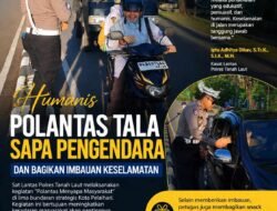 Polantas Tanah Laut Turun ke Jalan, Sapa Pengendara dan Bagikan Edukasi Keselamatan