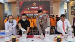 Satresnarkoba Polres Tanah Bumbu Musnahkan Barbuk Sabu dan Ekstasi Senilai Ribuan Dosis