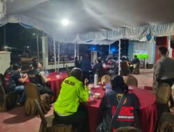 Usai Patroli Kamtibmas, Plh. Kapolresta Banjarmasin Nobar Piala Dunia 2026 Bareng Warga dan Awak Media