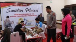 Sambut Hari Bhayangkara ke-80, Polres Tanah Bumbu Layani Ratusan Warga Lewat Donor Darah, Pengobatan Gratis, dan Sunatan Massal