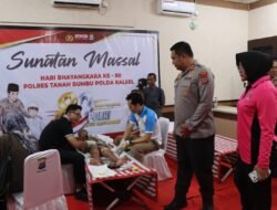 Sambut Hari Bhayangkara ke-80, Polres Tanah Bumbu Layani Ratusan Warga Lewat Donor Darah, Pengobatan Gratis, dan Sunatan Massal