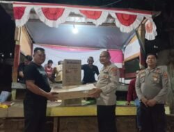 Meriahkan Hari Bhayangkara ke-80, Lomba Domino Polsek Pulau Sembilan Pererat Kebersamaan Polisi dan Warga