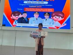 Patahkan Dominasi Daerah Lain! Siswi SD Kotabaru Juara I Lomba Bertutur Kalsel, Melaju ke Tingkat Nasional