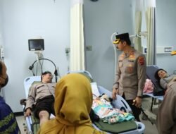 Perjalanan Menuju Polsek Berujung Musibah, Kapolres Beri Dukungan Moril Kepada Anggota