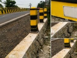 Belum Lama Dibangun, Jembatan Kampung Bali Sudah Mengalami Kerusakan
