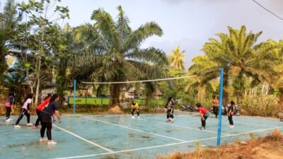 Fasilitas Olahraga Meningkat, Lapangan Voli Madu Retno Ramai Dimanfaatkan Warga