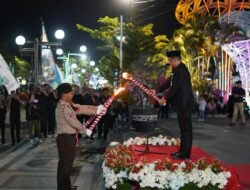 Taptu HUT ke-81 RI, Cahaya Obor Iringi Langkah Warga Kotabaru Kenang Jasa Pahlawan