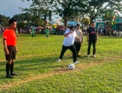 Tendangan Perdana Kades Saleh Resmikan Cantung Cup 2026, 40 Tim dari Enam Kecamatan Siap Suguhkan Persaingan Sengit