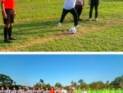 Dibuka Tendangan Perdana Kades Saleh, Cantung Cup 2026 Hadirkan Persaingan Sengit 40 Tim dari Enam Kecamatan