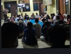 Polsek Kelumpang Hulu dan Relawan Induk Cantung Barakat Matangkan Persiapan Haul ke-23 Guru Cantung