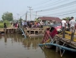 Jembatan Mantuil Ambruk, Wali Kota dan PUPR Langsung Cek Kondisi