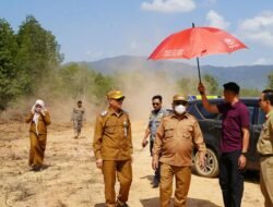 Bupati Kotabaru Tinjau Jalan Menuju Pelabuhan Sebelimbingan-Tarjun, Land Clearing Capai 70 Persen