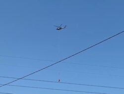 BPBD Tanah Bumbu Kerahkan Helikopter Water Bombing Padamkan Karhutla