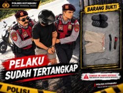 Kurang dari 2×24 Jam, Macan Bamega Ringkus Satpam Bank Pelaku Perampokan Kios di Kotabaru